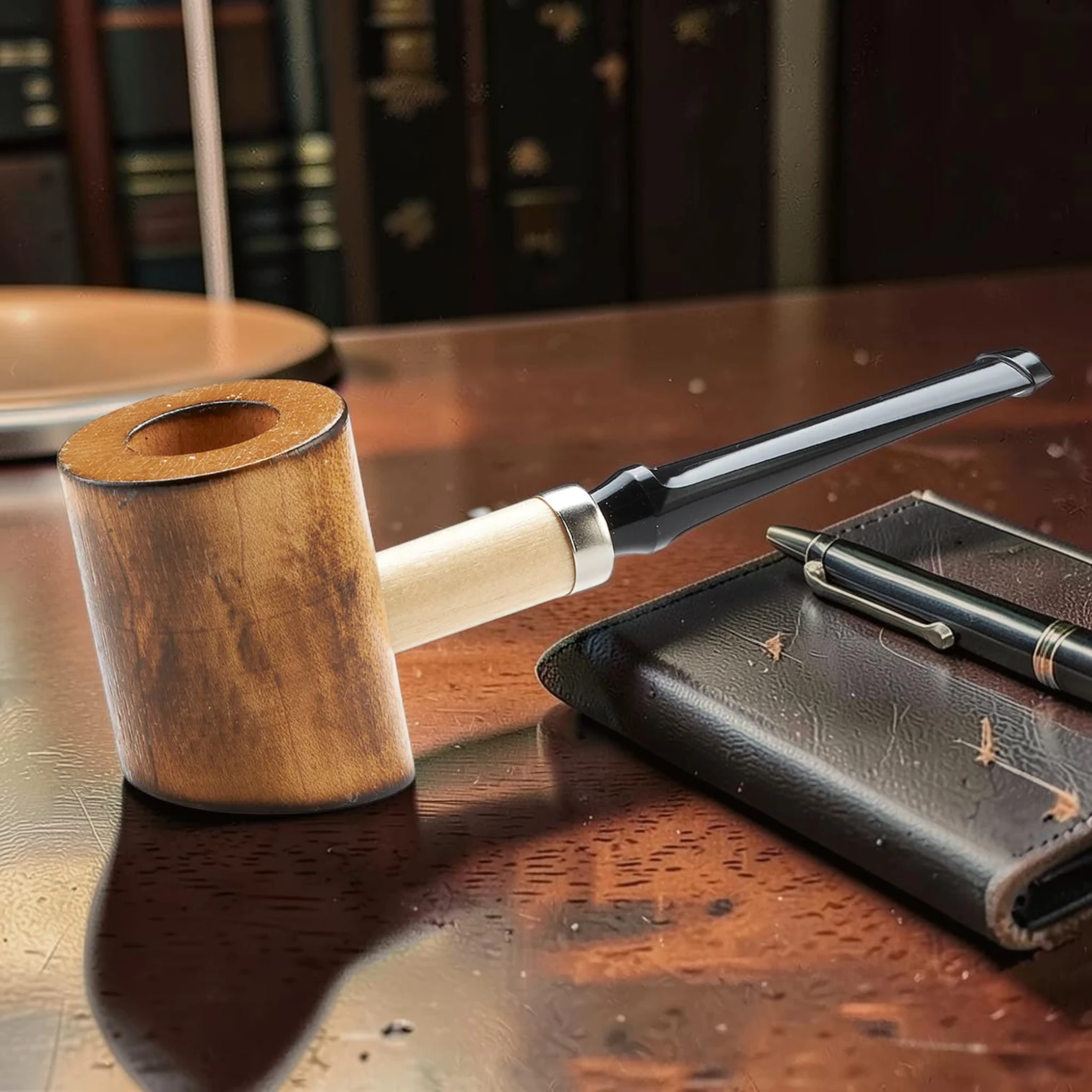 Poker Pipe Hardwood Apple Bowl Shape