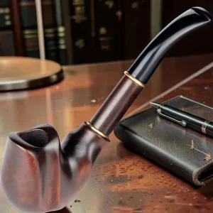 Tobacco Pipe, standard Series, Pear Wood, Dali Style, 9mm Filter Compatible