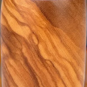 Churchwarden Tobacco Pipe, Olive Wood, 10.2'' Length, 9mm Filter Compatible